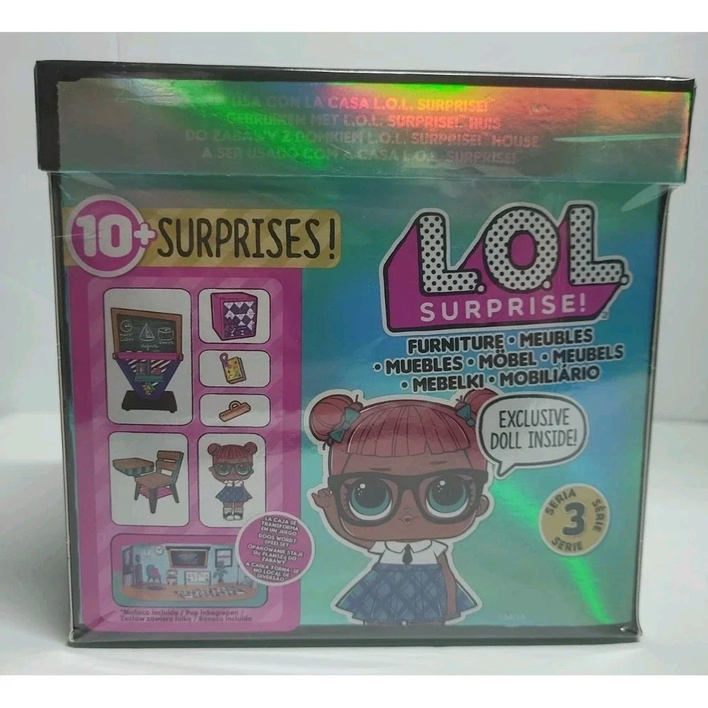 LOL Surprise Furniture ~Series 3~ Teacher's Pet Doll & Classroom Set New Toy